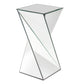 Twisted Mirrored Side Table