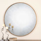 Junius Round Mirror, Gold