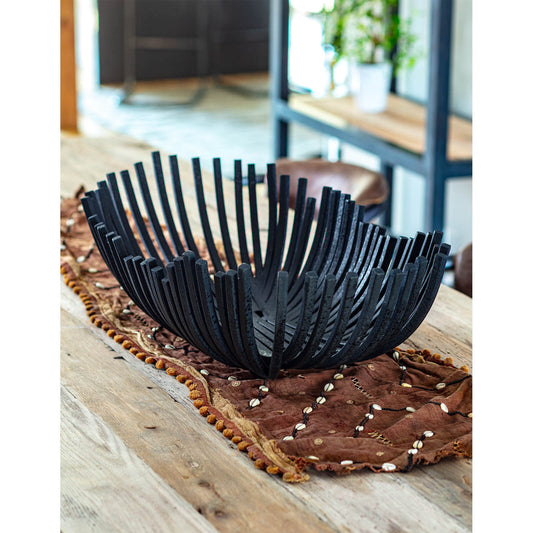 Webbed Oblong Bowl