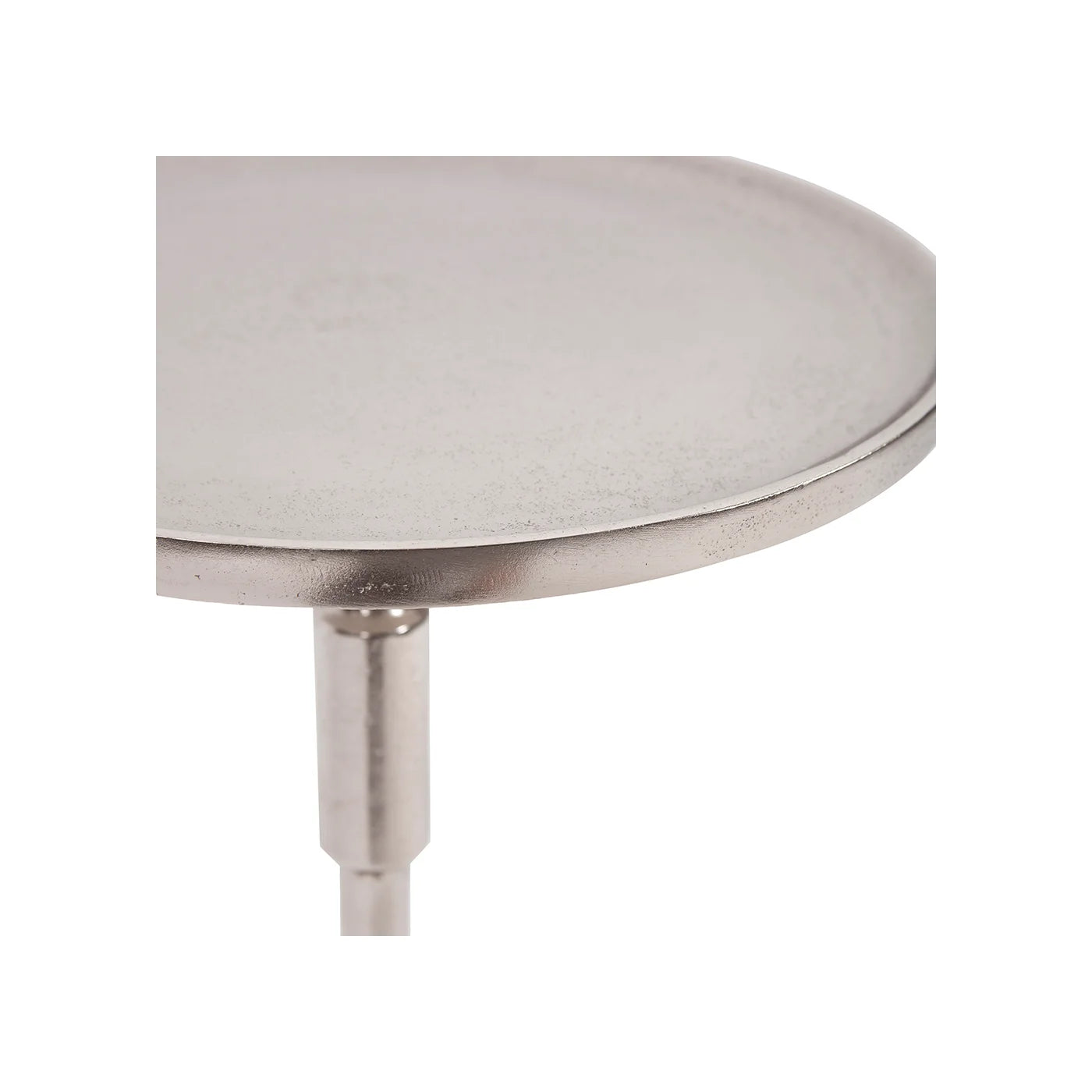 Candlestick Nickel Martini Table