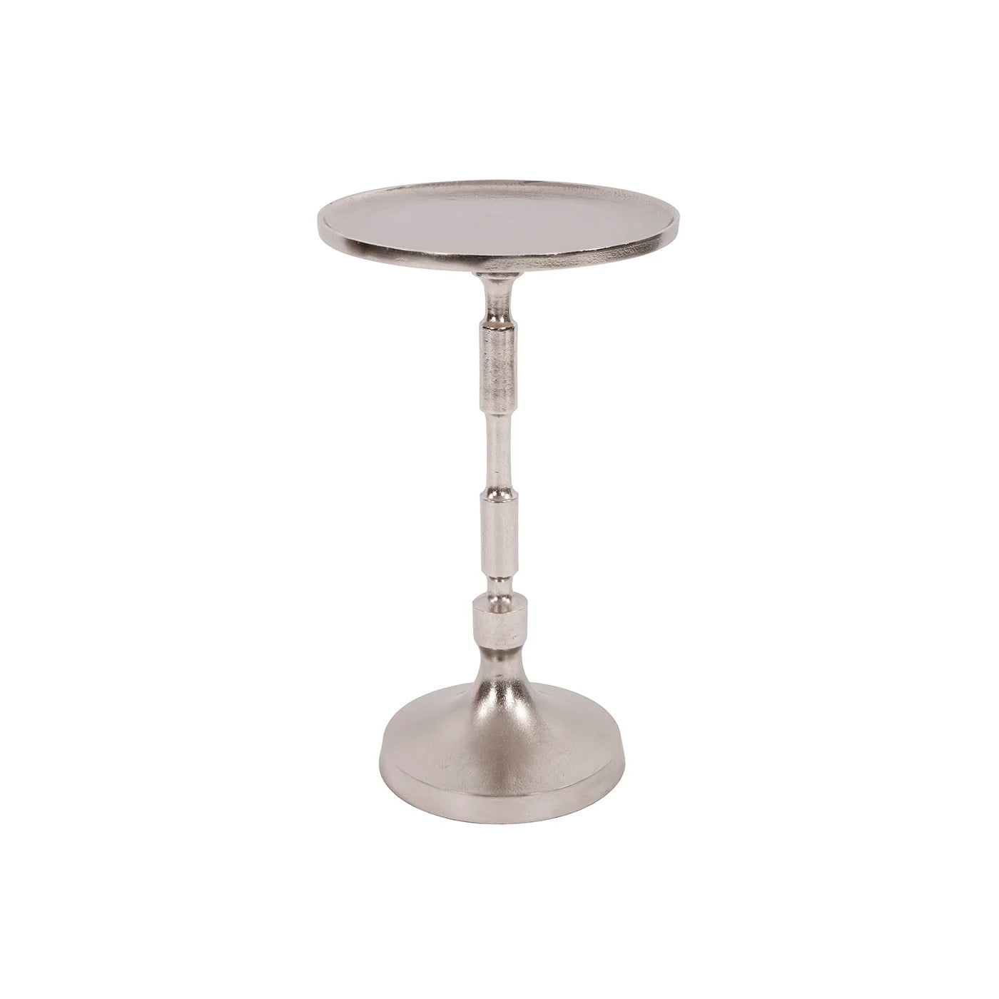 Candlestick Nickel Martini Table