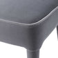 Brie Armless Chair, Gray, 2 Per Box