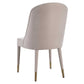 Brie Armless Chair, Champagne, 2 Per Box