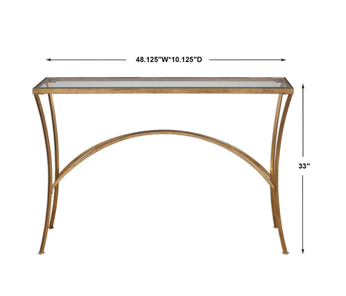 Alayna Console Table (Gold)