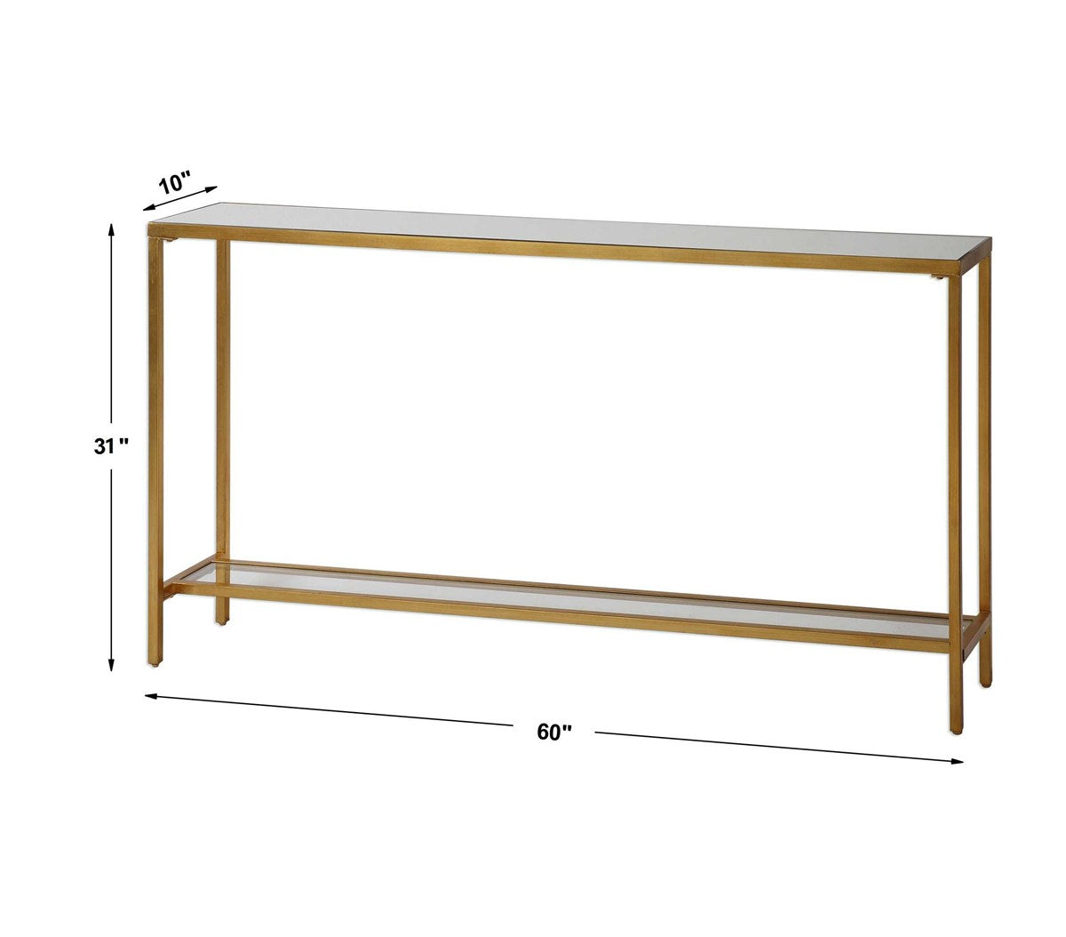 Hayley Console Table (Gold)