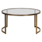 Rhea Nesting Coffee Table (Gold) S/2