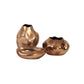 Matte Bronze Abstract Ceramic Vase - Large