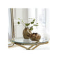 Matte Bronze Abstract Ceramic Vase - Large