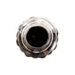 Hammered Metallic Silver Small Vase