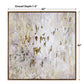 Golden Raindrops Framed Art