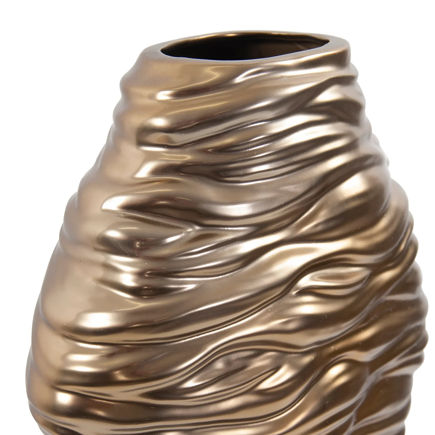 The Ebb Tall Vase (Bronze/Brass)