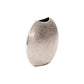 Frosted Silver Metal Vase - Small
