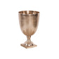 Raw Gold Aluminum Footed Chalice Vase - Small
