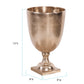 Raw Gold Aluminum Footed Chalice Vase - Small