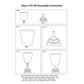 Raw Gold Aluminum Footed Chalice Vase - Small