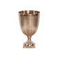 Raw Gold Aluminum Footed Chalice Vase - Small