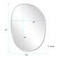 Frameless Asymmetrical Mirror