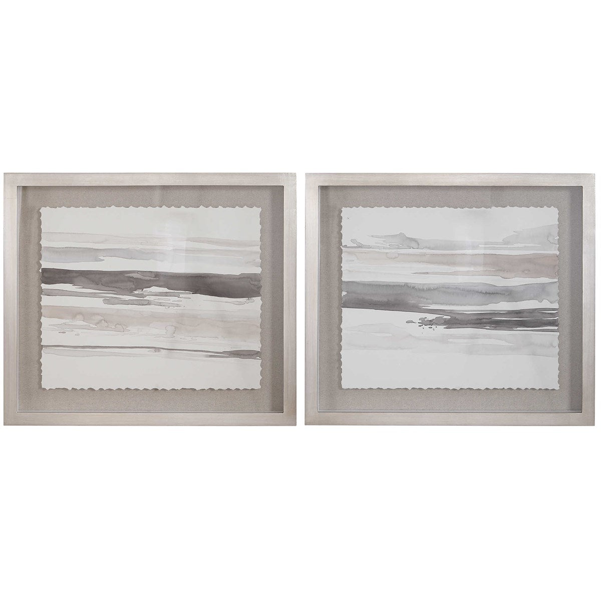 Neutral Landscape Framed Prints S/2