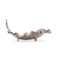 Calathea Leaf Polished Silver Sculpture - Large