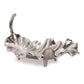 Calathea Leaf Polished Silver Sculpture - Large