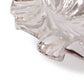 Calathea Leaf Polished Silver Sculpture - Large