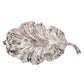 Calathea Leaf Polished Silver Sculpture - Large