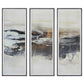 Graphite Horizon Framed Art S/3
