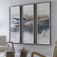 Graphite Horizon Framed Art S/3