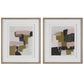 Color Block Framed Art S/2