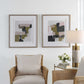 Color Block Framed Art S/2