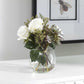 Glass Vase With Belmonte Floral Bouqet