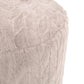 Tall Pouf Angora Natural