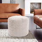 Tall Pouf Angora Natural