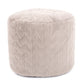 Tall Pouf Angora Natural