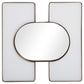 Embrace Square Mirror - 24x24 White